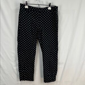 Van Heusen Studio - Women’s Capri - Black and White Polka Dot - Size 8
